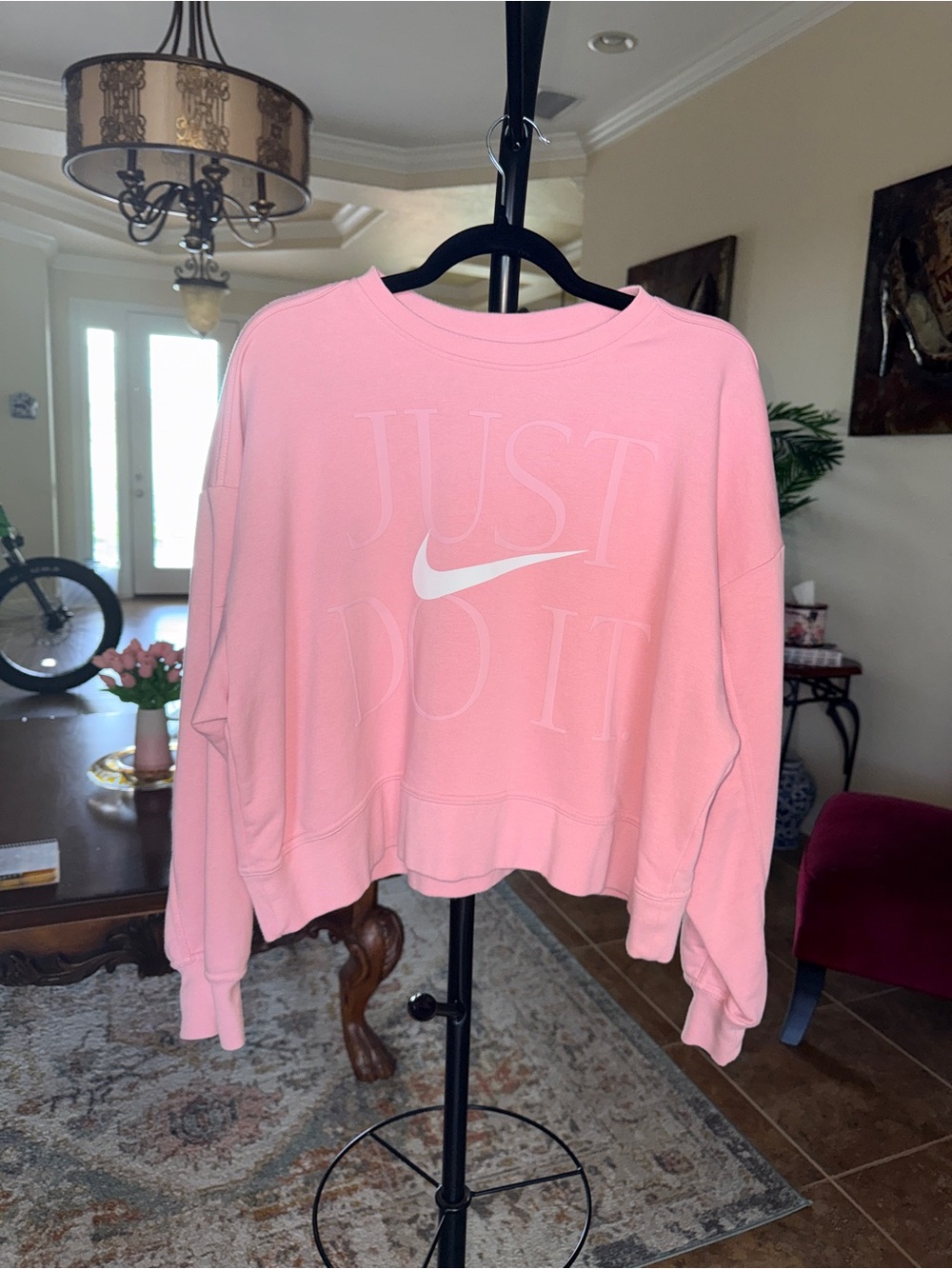 Nike Women's Dri-FIT Get Fit Sweatshirt - Size - Large